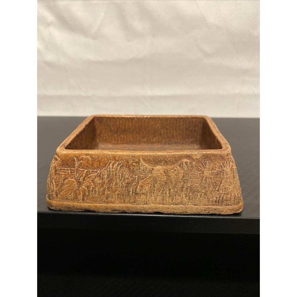 Vintage Giant California‎  Redwoods Trinket Box Cigarette Box Bird Dog , Quail